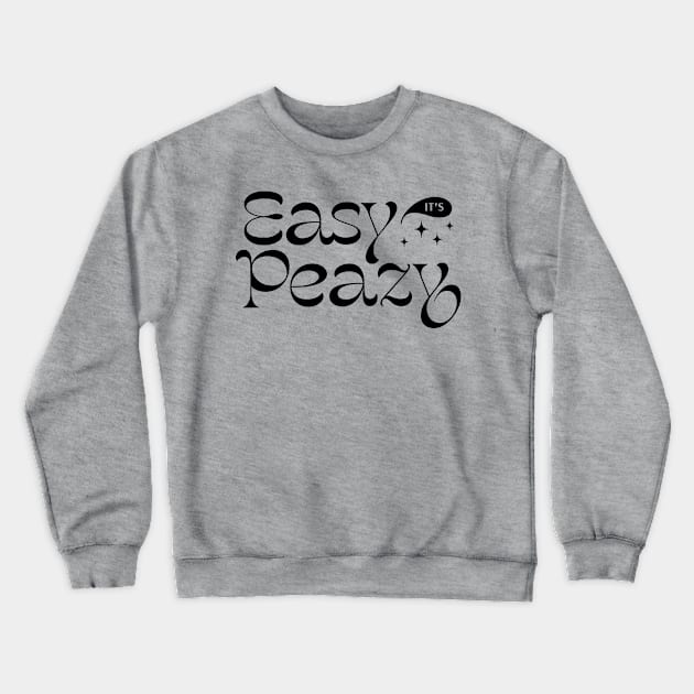 Easy Peazy Crewneck Sweatshirt by bjornberglund